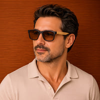 Eurypylus UV400 Square Sunglasses