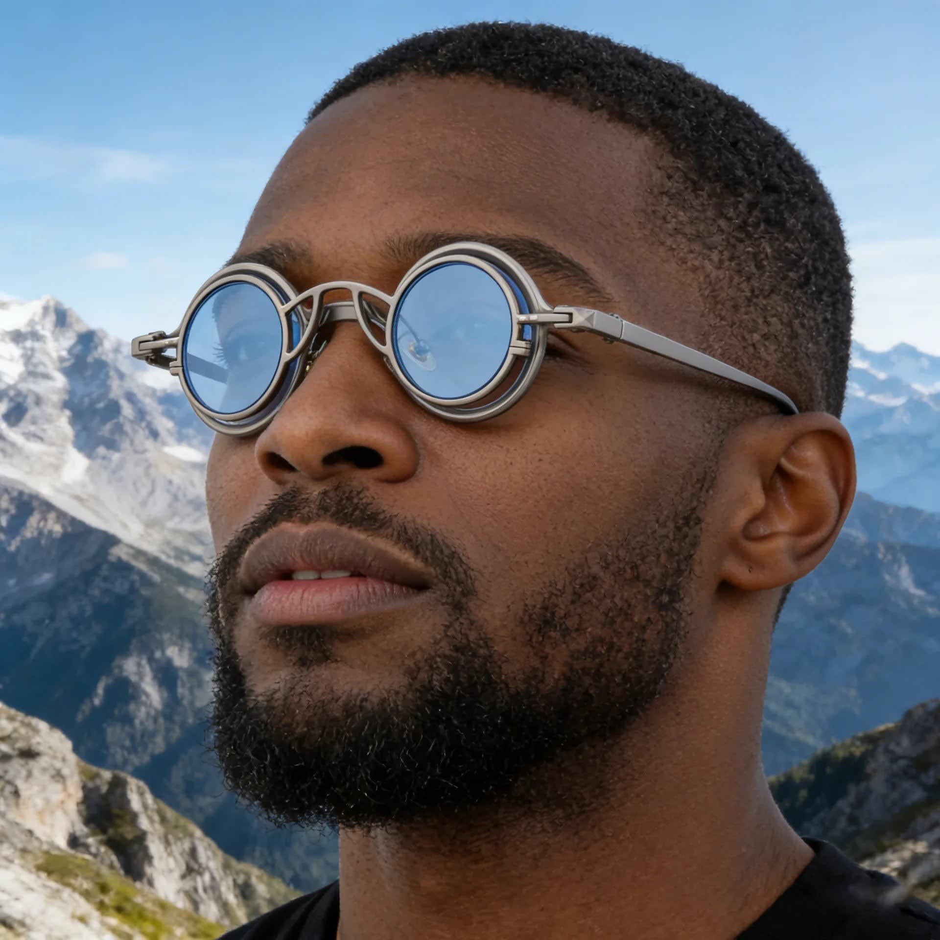 Gerasimos UV400 Round Sunglasses