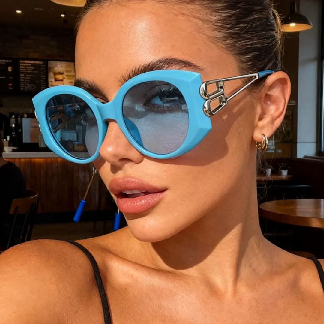 Athanasios UV400 Round Sunglasses