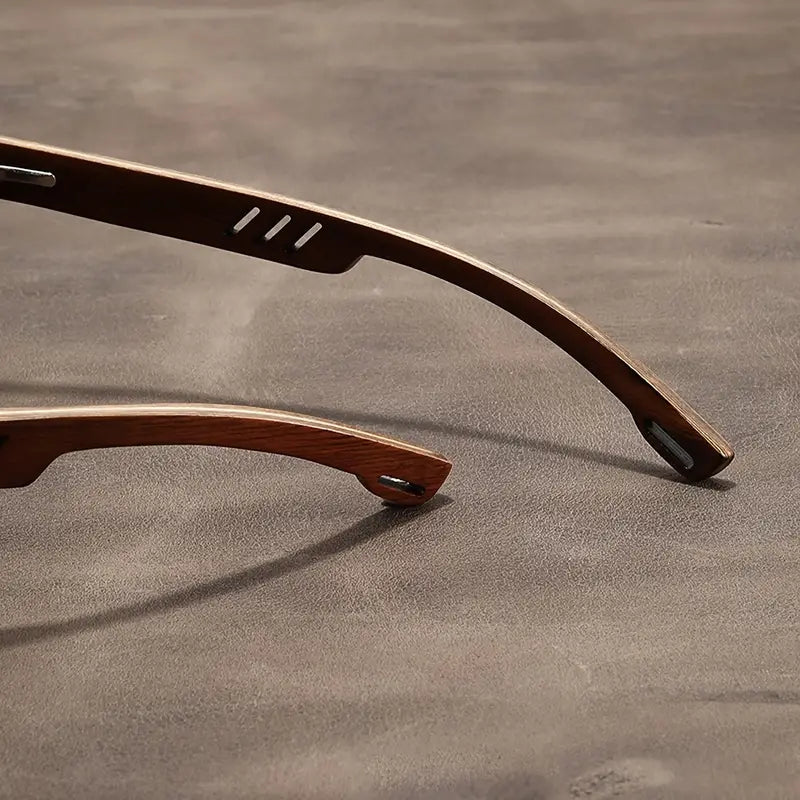 Lucius Polarized Round Sunglasses