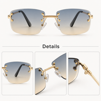 Peleus UV400 Rimless Sunglasses