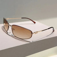 Stephanos UV400 Rimless Sunglasses