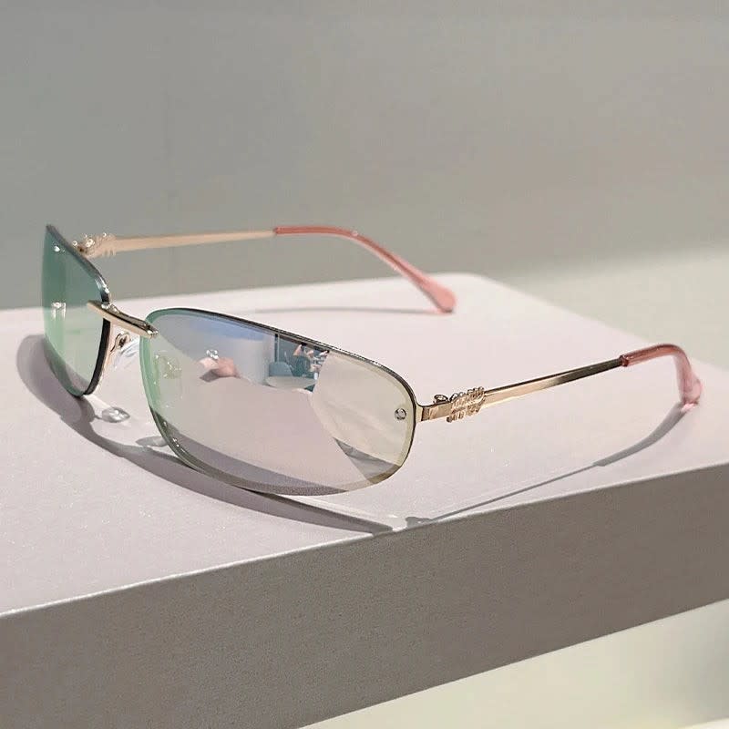 Stephanos UV400 Rimless Sunglasses