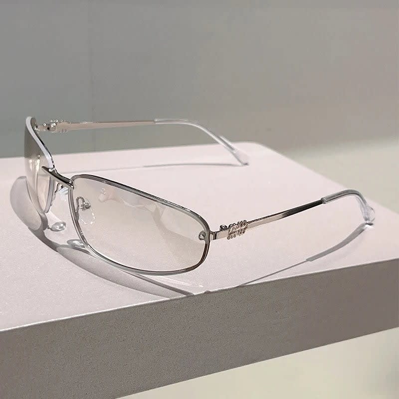 Stephanos UV400 Rimless Sunglasses