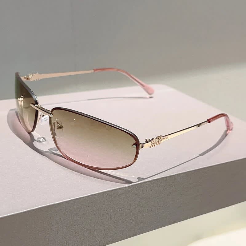 Stephanos UV400 Rimless Sunglasses