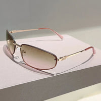Stephanos UV400 Rimless Sunglasses