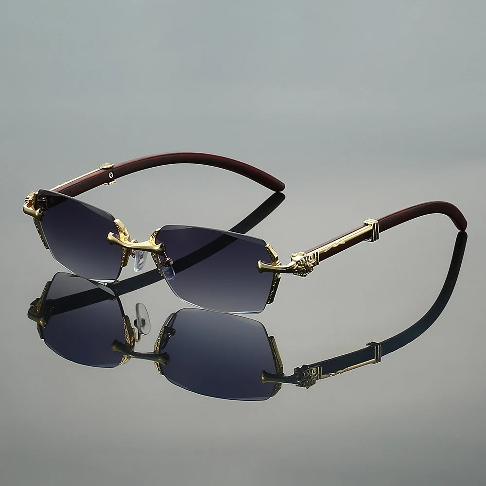 Damon UV400 Rimless Sunglasses
