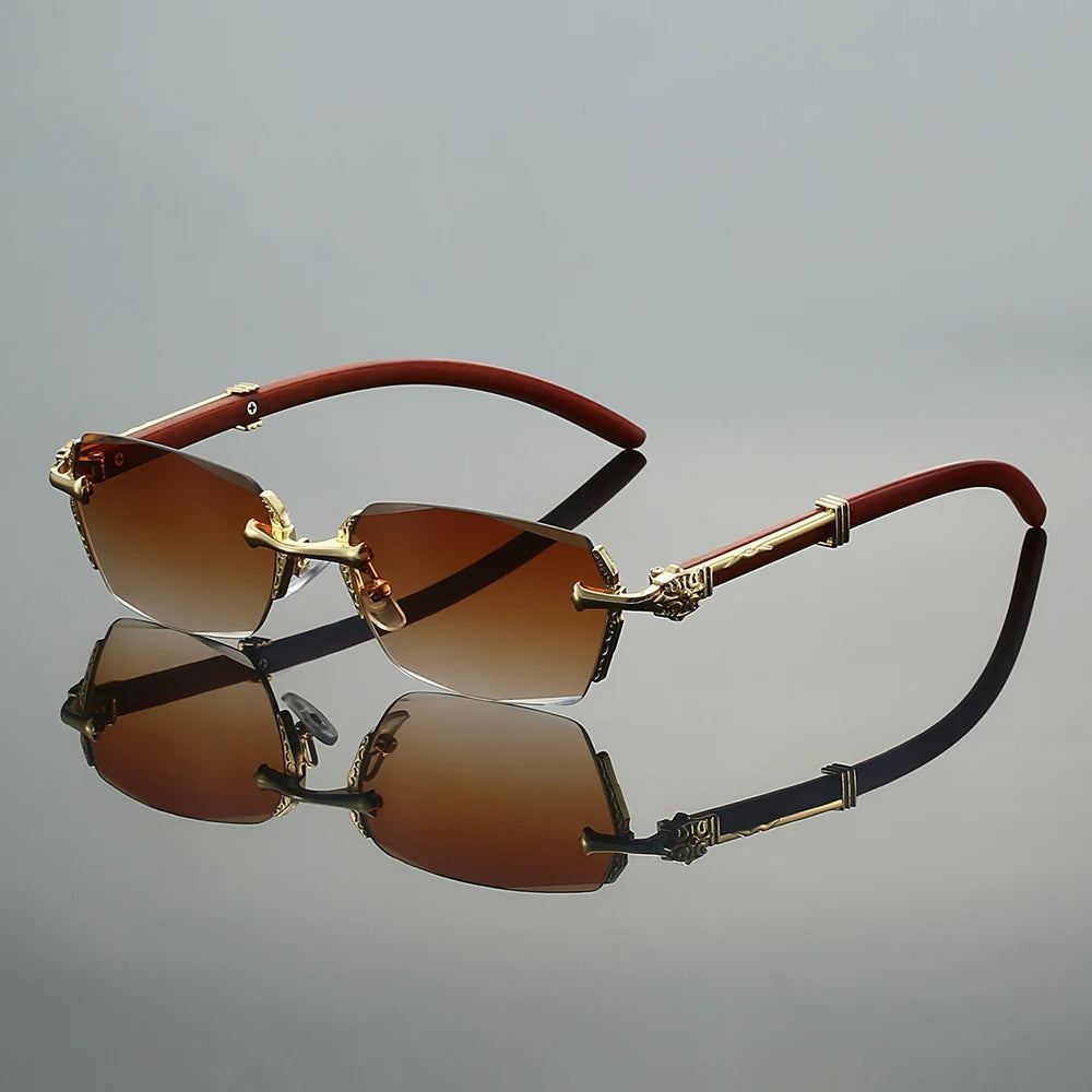 Damon UV400 Rimless Sunglasses