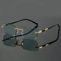 Lysander UV400 Rimless Sunglasses