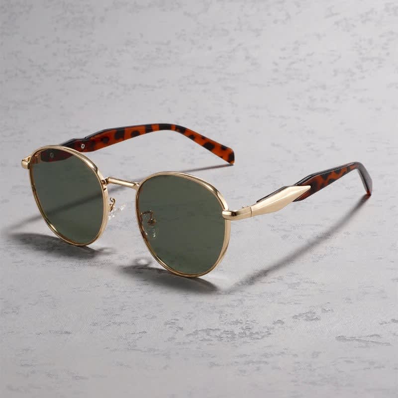 Georgios UV400 Round Sunglasses