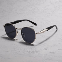 Georgios UV400 Round Sunglasses