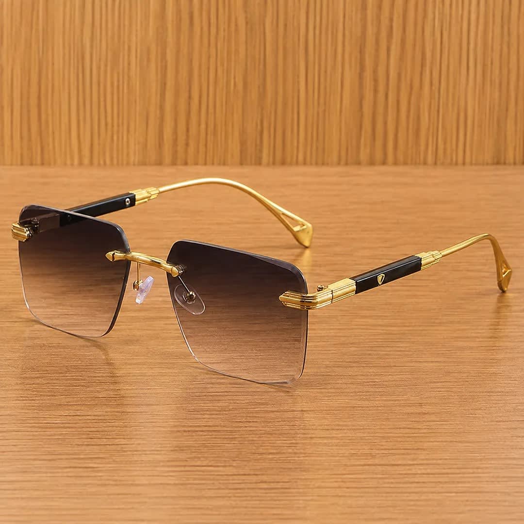 Minos UV400 Rimless Sunglasses_2