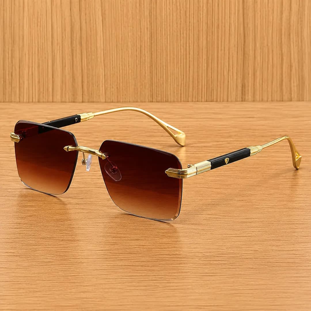 Minos UV400 Rimless Sunglasses_4