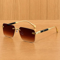 Minos UV400 Rimless Sunglasses