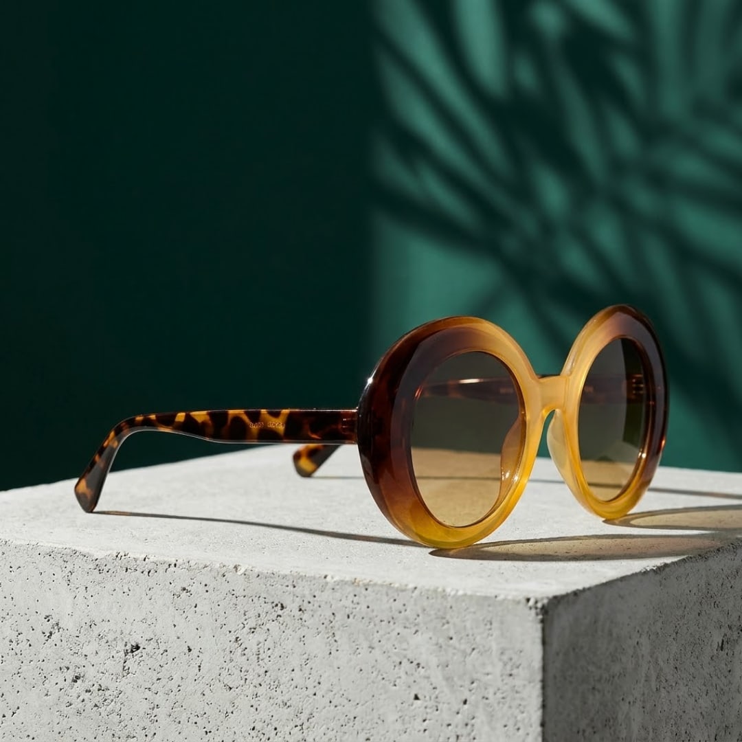 Theodoros UV400 Round Sunglasses