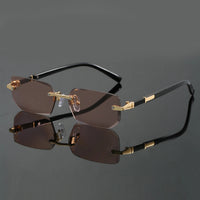 Lysander UV400 Rimless Sunglasses