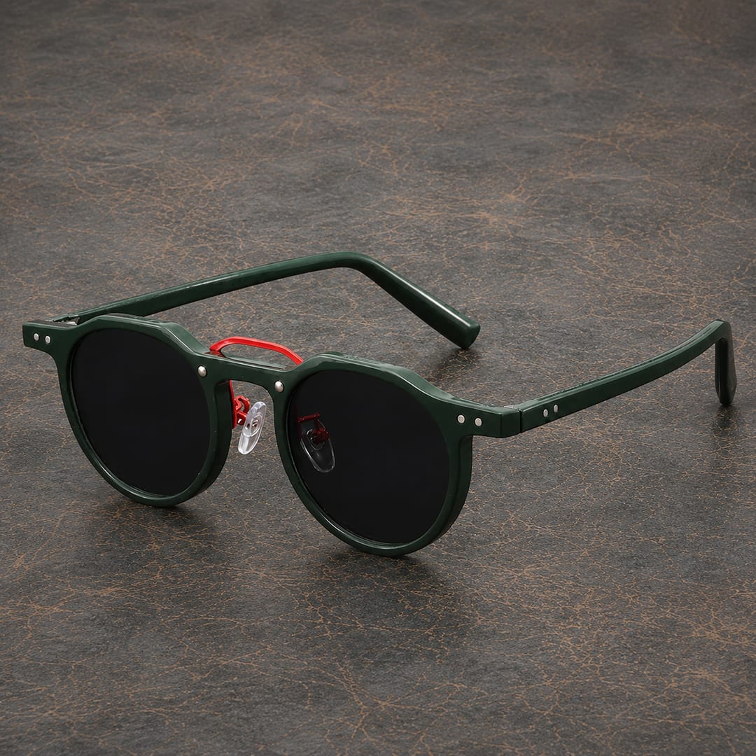 Alcaeus UV400 Round Sunglasses_1