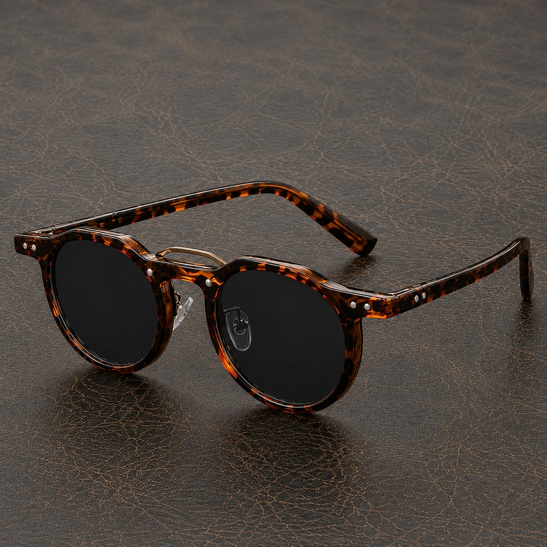 Alcaeus UV400 Round Sunglasses
