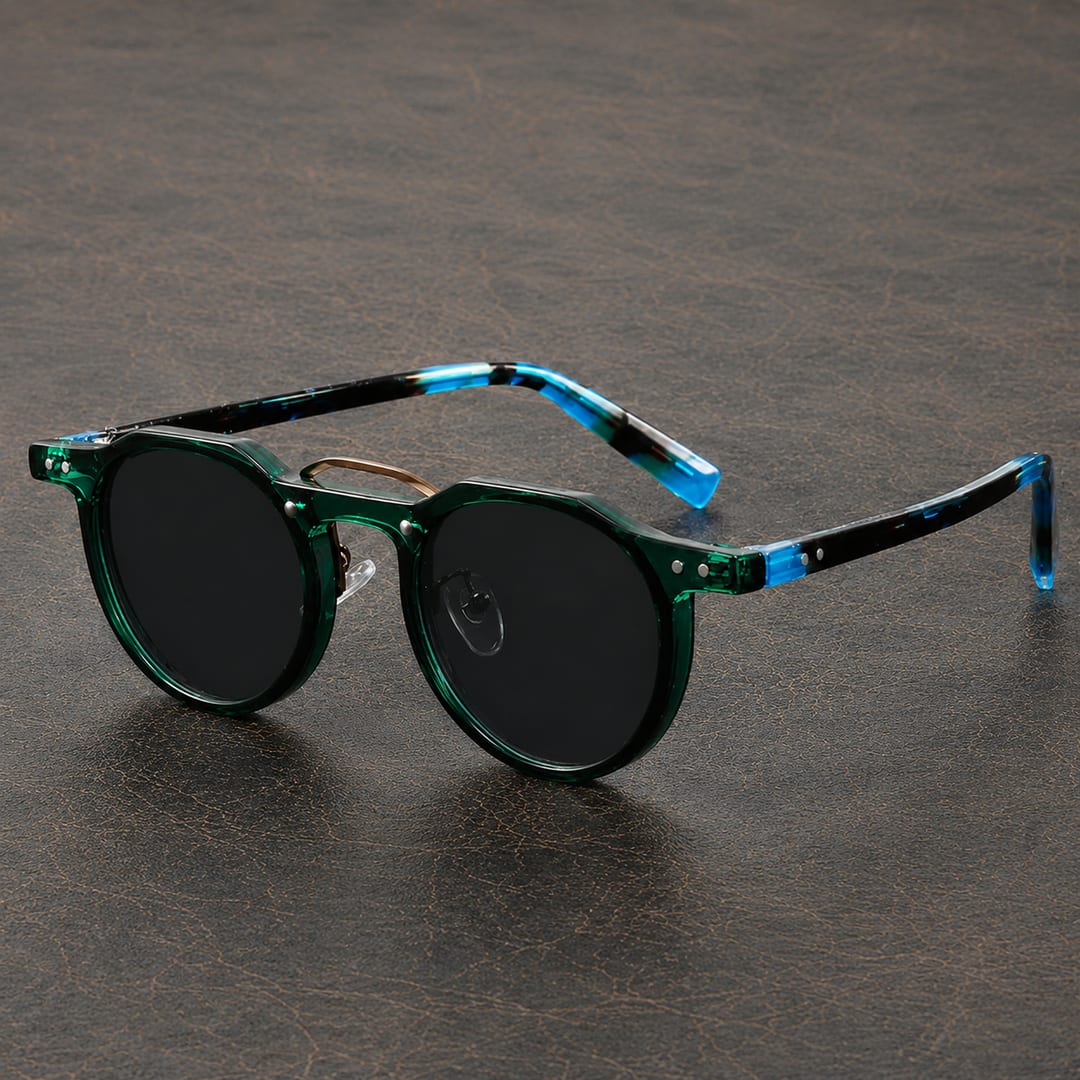 Alcaeus UV400 Round Sunglasses_3