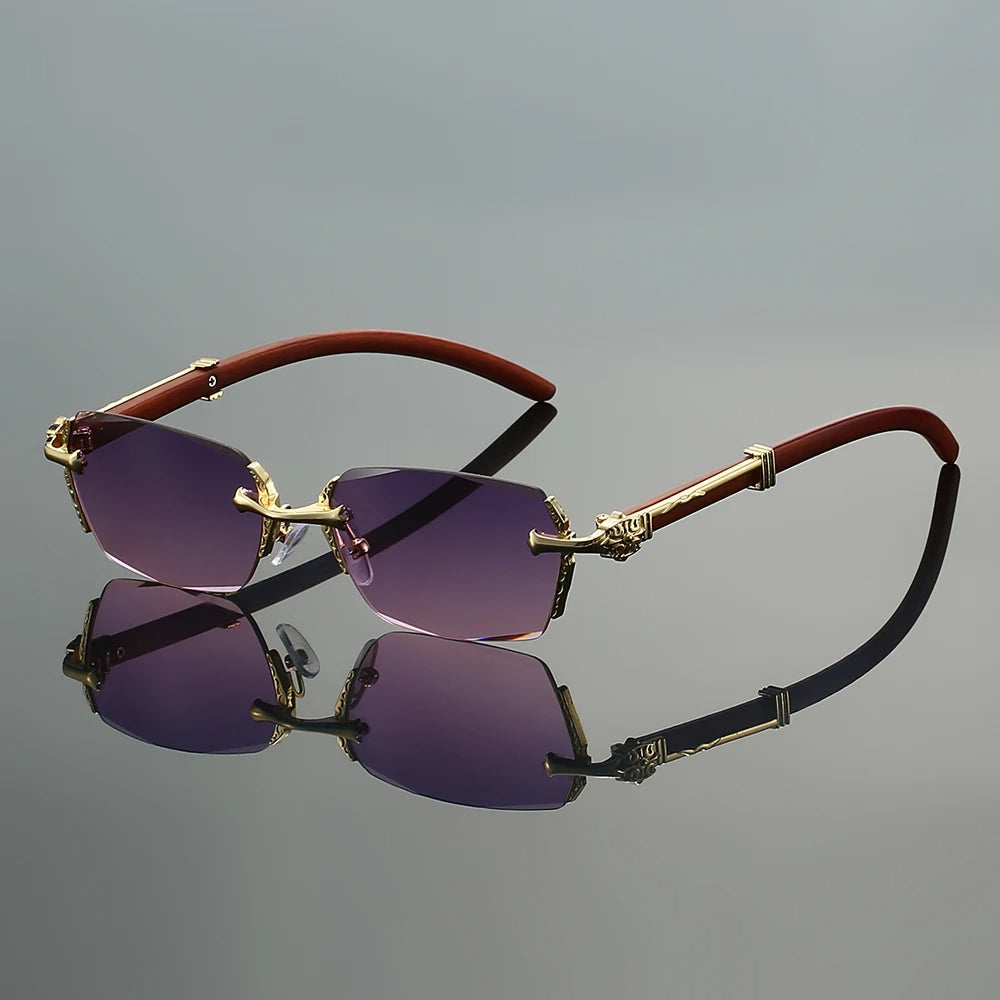 Damon UV400 Rimless Sunglasses
