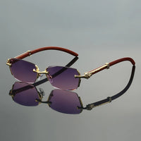 Damon UV400 Rimless Sunglasses