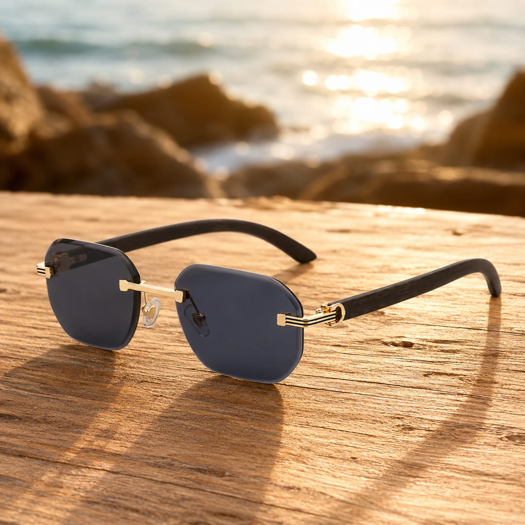 Philoctetes UV400 Rimless Sunglasses_1