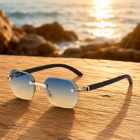 Philoctetes UV400 Rimless Sunglasses
