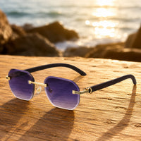 Philoctetes UV400 Rimless Sunglasses