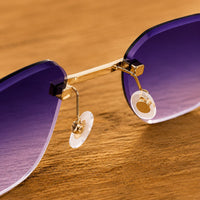 Philoctetes UV400 Rimless Sunglasses