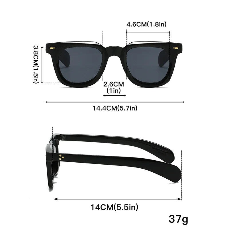 Thaddeus UV400 Square Sunglasses_14