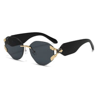 Miltos UV400 Rimless Sunglasses