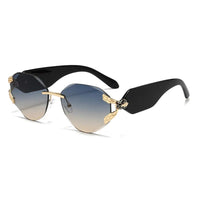 Miltos UV400 Rimless Sunglasses