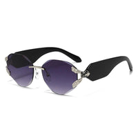 Miltos UV400 Rimless Sunglasses