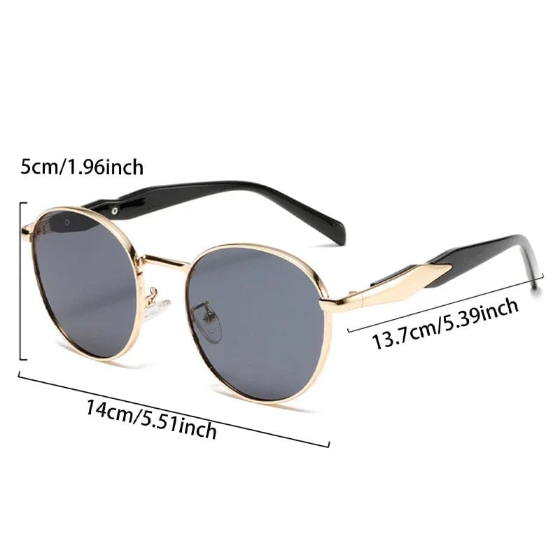 Ambrose UV400 Round Sunglasses