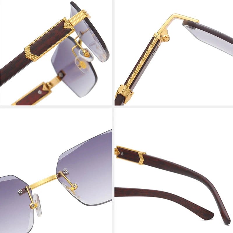 Nerva UV400 Rimless Sunglasses