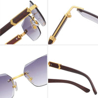 Nerva UV400 Rimless Sunglasses