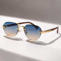 Pirithous UV400 Rimless Sunglasses