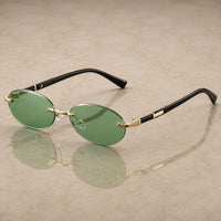 Alcibiades UV400 Rimless Sunglasses