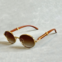 Calchas UV400 Round Sunglasses