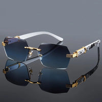 Fivos UV400 Rimless Sunglasses