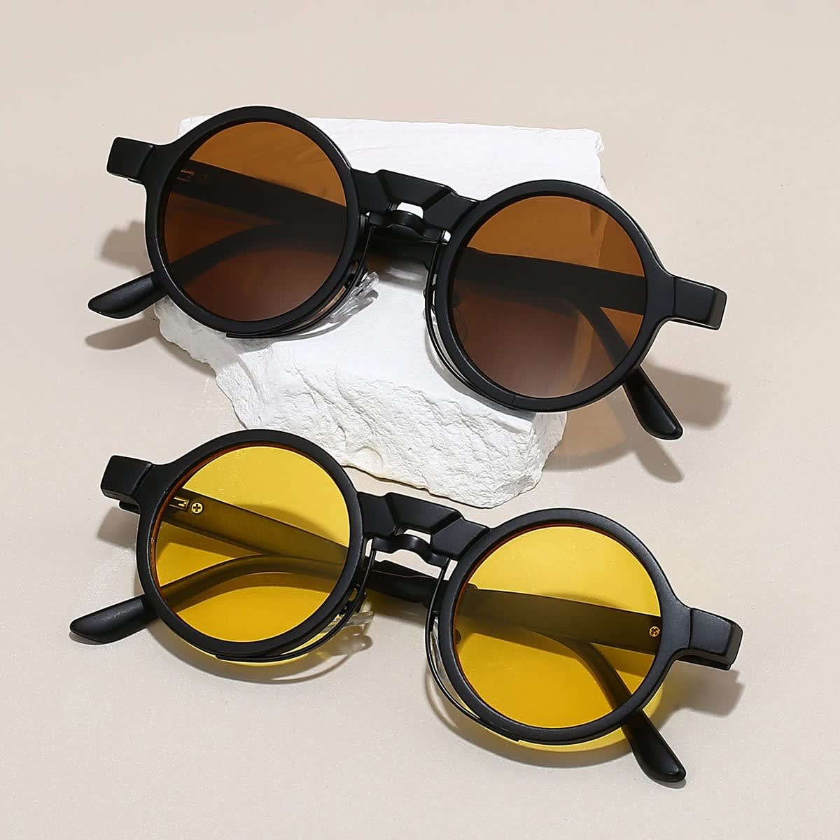 Lefteris UV400 Round Sunglasses_5